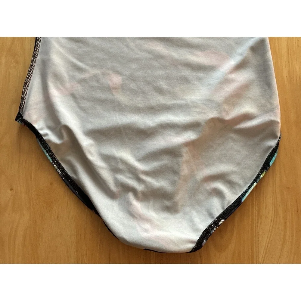 Justice Dance Leotard Size 12/14 Large Cosmic Swirl